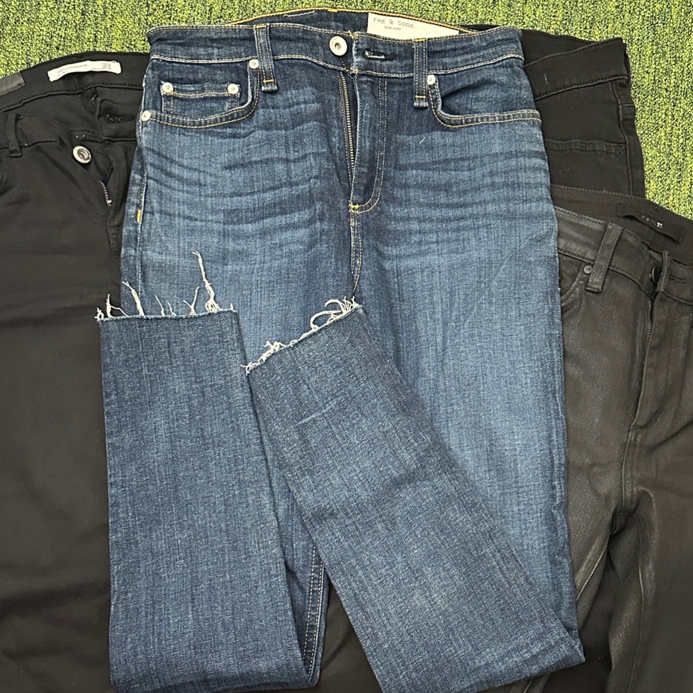 Rag & Bone Indigo Denim Pants - Picture 2 of 2